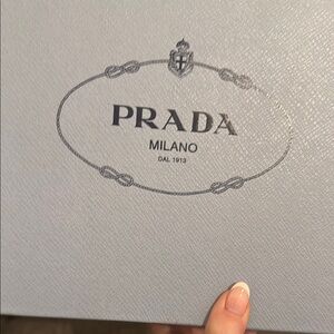 Prada blue Box